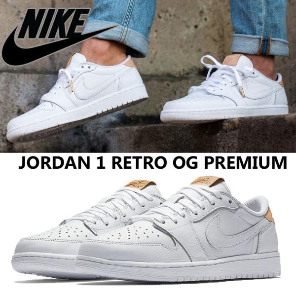 NIKE ナイキエアジョーダンAIR JORDAN １ RETRO LOW OG Premium レトロ ...