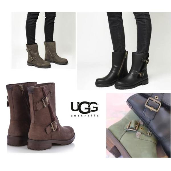 UGG アグ Niels ニールズ エンジニアブーツ スレート シープスキン 撥 