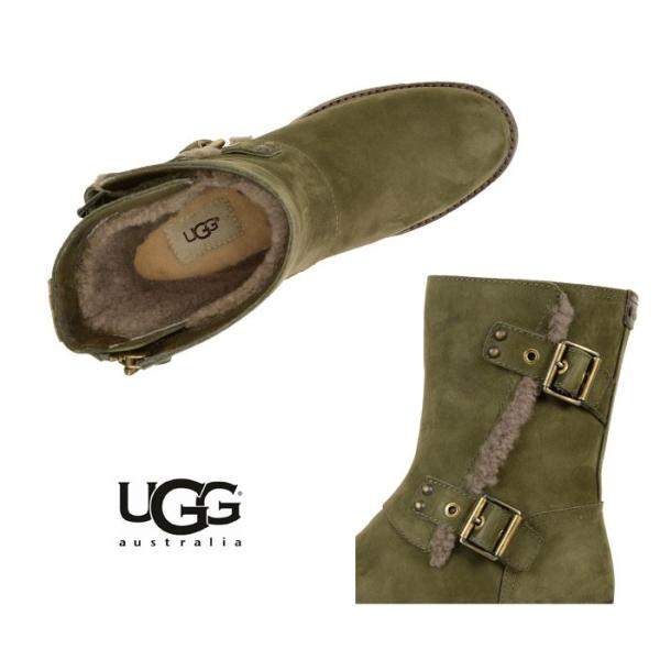 UGG アグ Niels ニールズ エンジニアブーツ スレート シープスキン 撥