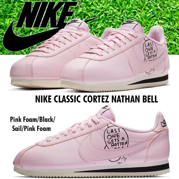 NIKE CLASSIC CORTEZ NATHAN BELL ピンクメンズナイキクラシック ...