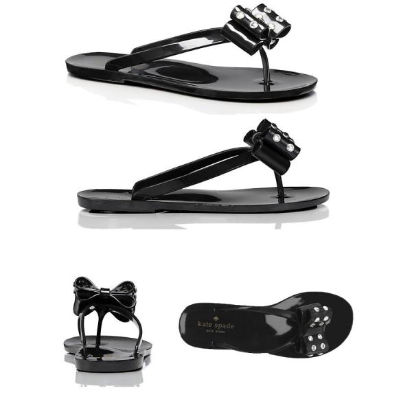 【kate spade NEW YORK】 リボン トングサンダル 新品未使用 kate spade New York リボンサンダル サイズ7