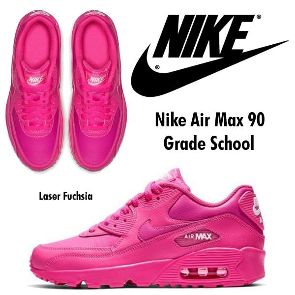 Nike Air Max 90 833376-603 ナイキ エアマックス90 GS ビビッドピンク