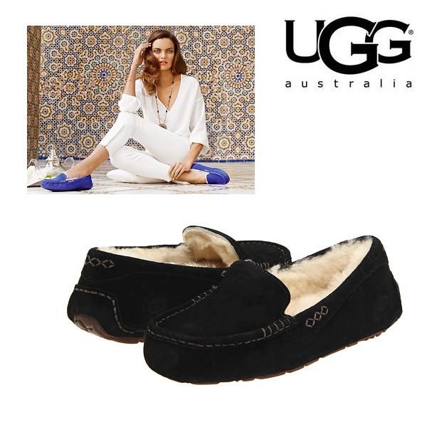 【Amy】UGG 黒 モカシン アンスレー 楽天市場】アグ モカシン アンスレー レディース 正規品
