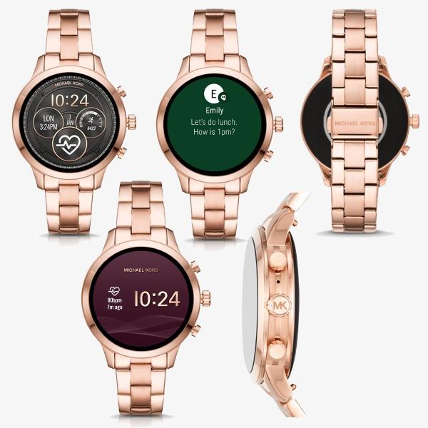 Michael Kors マイケルコース ランウェイ スマートウォッチ ゴールド ...