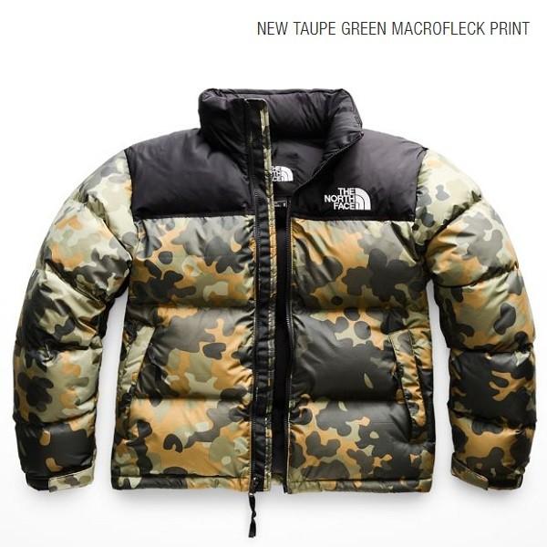 The north face 1996 retro cheap nuptse jacket in macrofleck print