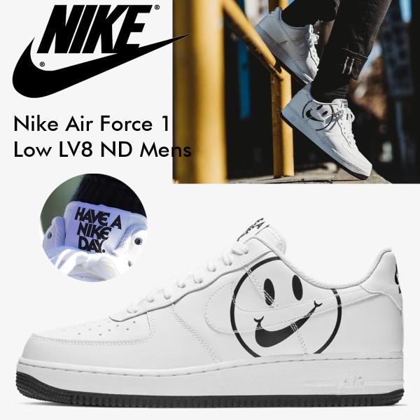 NIKE Air Force1 07' LV8 ND ナイキ エアフォース1 スマイルマーク ...