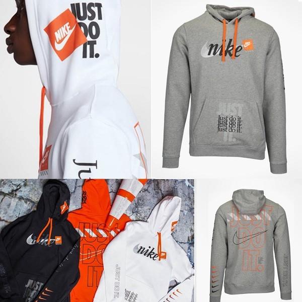 Nike just do it orange hoodie best sale