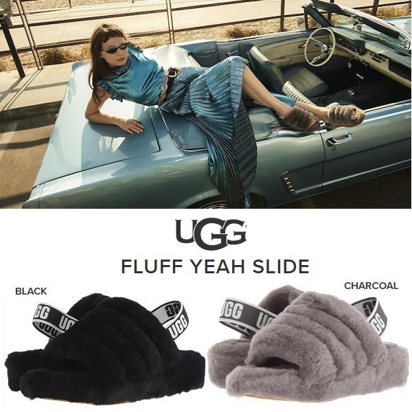 アグ UGG Fluff Yeah フラッフ イヤー ファー ふわふわ サンダル