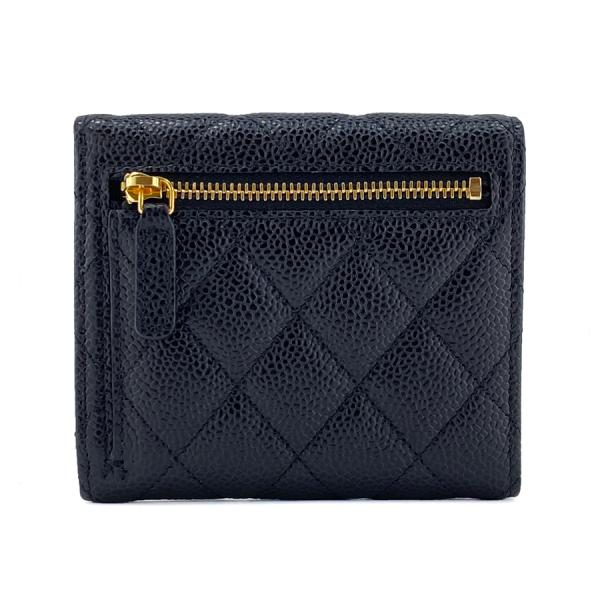 新品 シャネル CHANEL 財布 三つ折り クラシック スモール フラップ