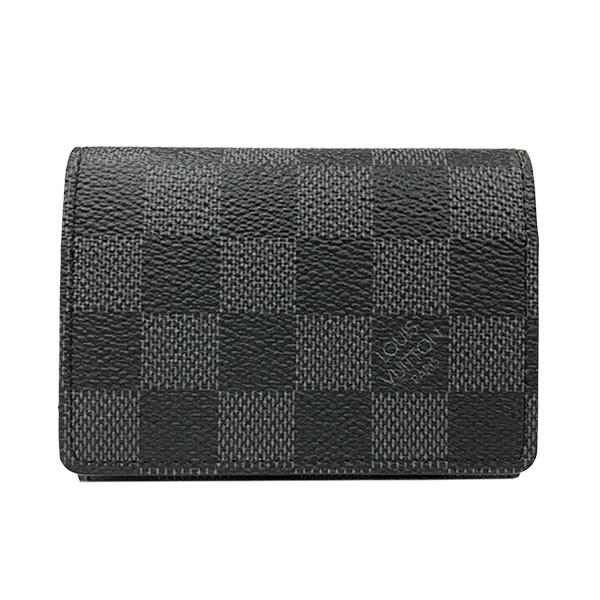 ルイヴィトン ダミエグラフィット名刺入れ 美品M63338（ルイ