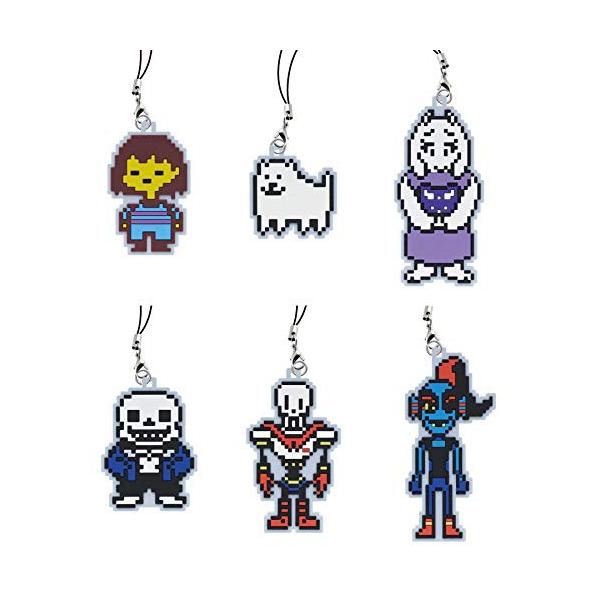 UNDERTALE ラバーマスコット vol.1 6種 コンプ 全種 UNDERTALE ラバーマスコットvol.1 6種 コンプ セット メルカリ便