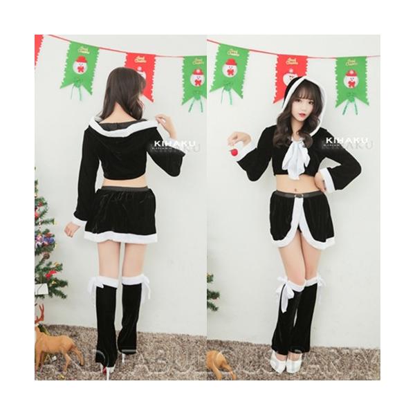 Amazon.co.jp: [Kanesuki] サンタ コスプレ セクシー 衣装 （ドレス+ウサギ耳カチューシャ+チョーカー+手袋+網タイツ）うさぎ  可愛い バニーガール サンタコス 衣装 サンタクロース 仮装 レディース ミニスカサンタ クリスマス コスプレ コスチューム 女性 舞台 新年会 
