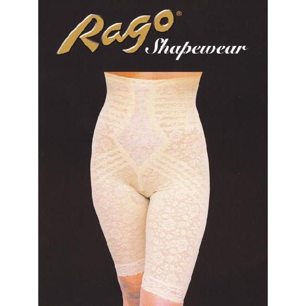 ラゴ　ガードル Rago ラゴ ハイウエスト渦巻きガードル3分丈 3L〜5Lサイズ