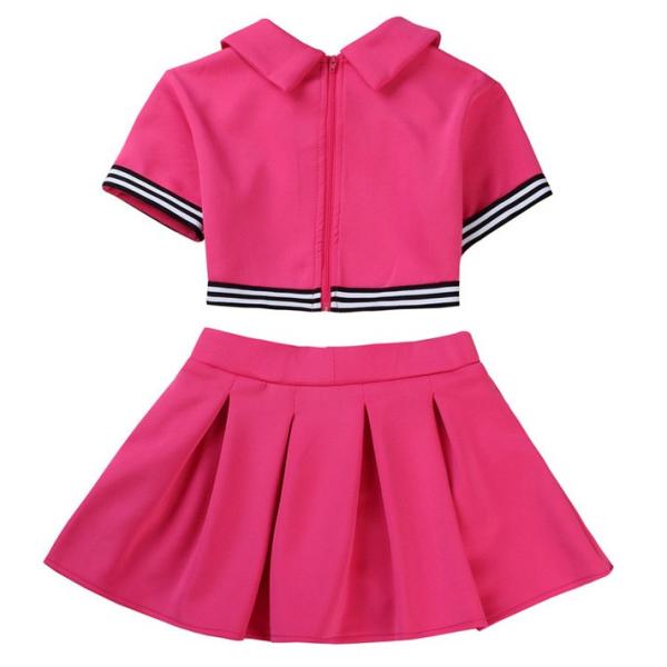 ダンス 女の子 チア 衣装 キッズ チアガール 衣装 新体操 キッズ
