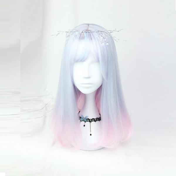 ウィッグ ゆめかわ♡ グラデーション くまちゃん