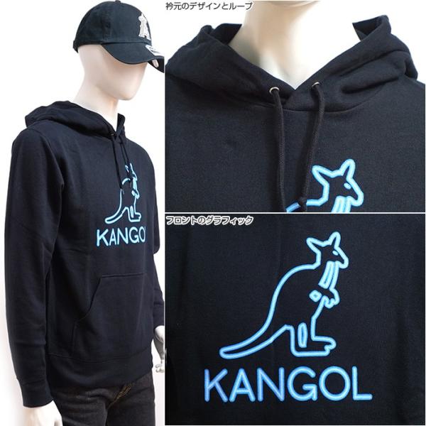 KANGOL パーカー カンゴール プルオーバー KAGOL NEON HOODIE /【Buyee