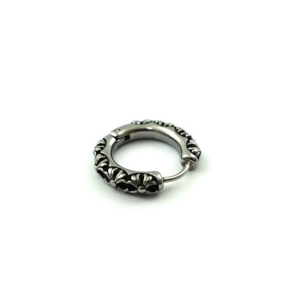 CHROME HEARTS』クロムハーツ フープ ピアス 刻め / パンク