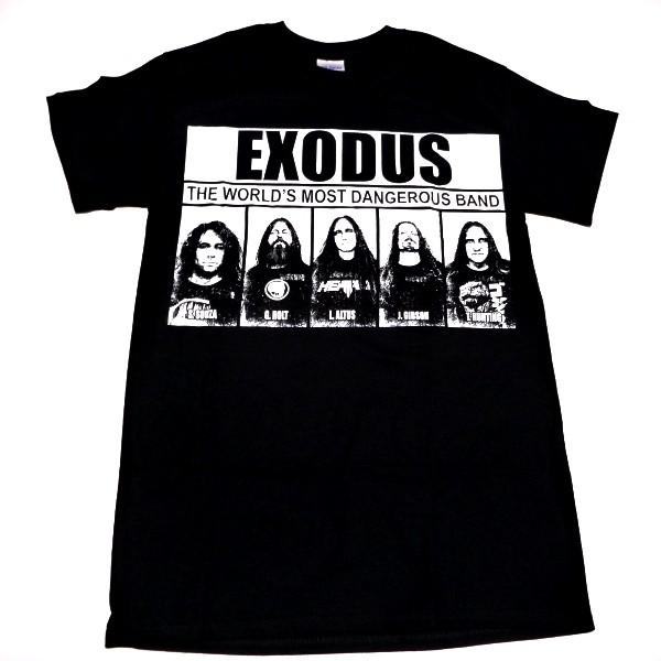 メール便対応可】EXODUS エクソダス MOST WANTED オフィシャル バンドT