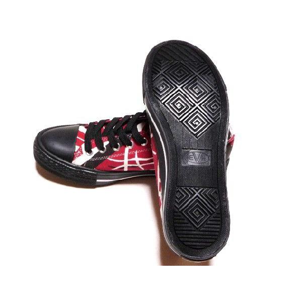 VAN HALEN ヴァンヘイレン RED BLACK BOTTOM BLACK LACES LOW TOP SNEAKERS オフィシャルバンド スニーカー /【Buyee】 Buyee - Japanese Proxy Service | Buy from Japan!