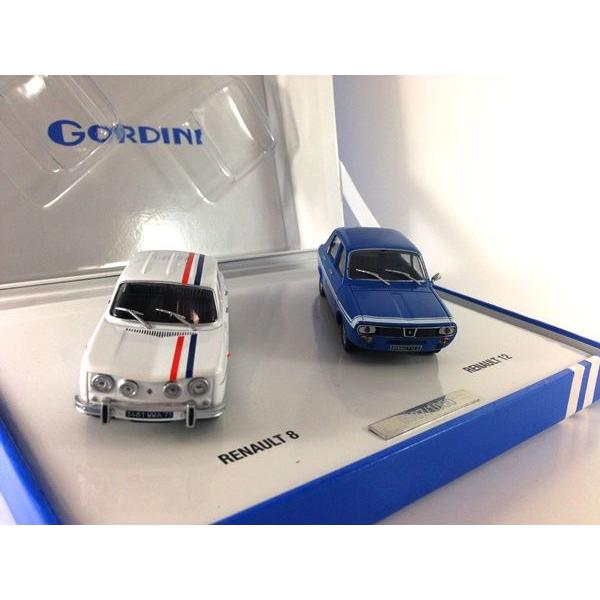 ミニチャンプス 1/43 ルノー R8ゴルディーニ ミニカー2台セット ミニチャンプス 1/43 ルノー R8ゴルディーニ ミニカー2台セット