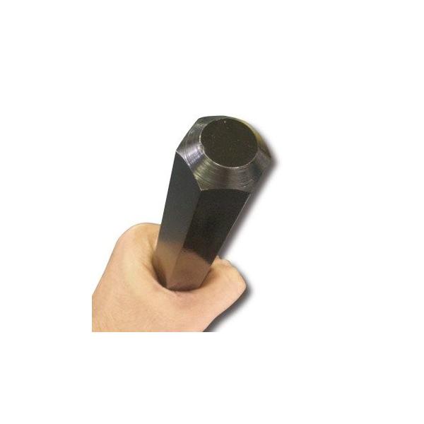 ぜスト 鍛錬用六角鉄棒 ZB-60 全長60cm 重量3.5kg /【Buyee】