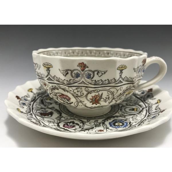 絶品 Spode copeland コープランド スポード 1900年初期 手彩花柄