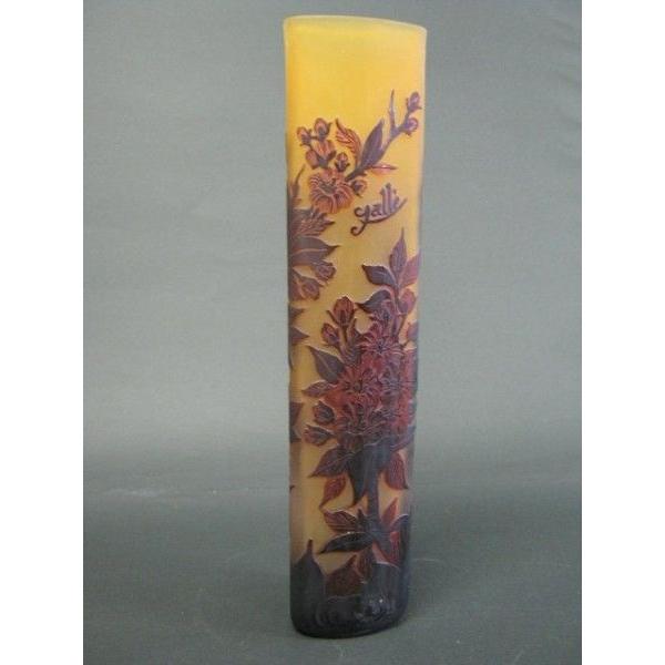 ガレ風 フラワーベース Amazon.co.jp: 初荷です エミール ガレ風 花草文フラワーベース