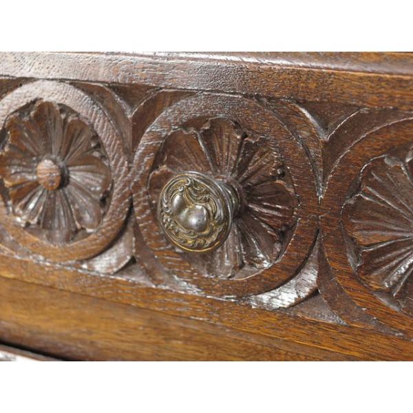 キャビネット 収納棚 アカンサスの彫刻 フランスアンティーク家具