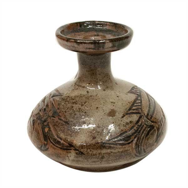 金城敏男 壺屋焼 魚文 酒注 酒器 /【Buyee】