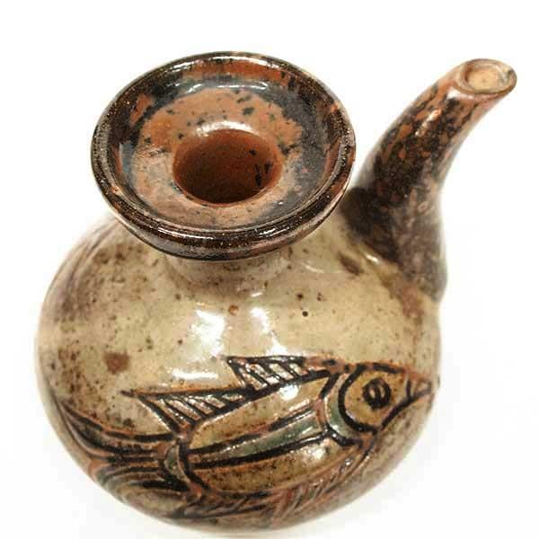 金城敏男 壺屋焼 魚文 酒注 酒器 /【Buyee】