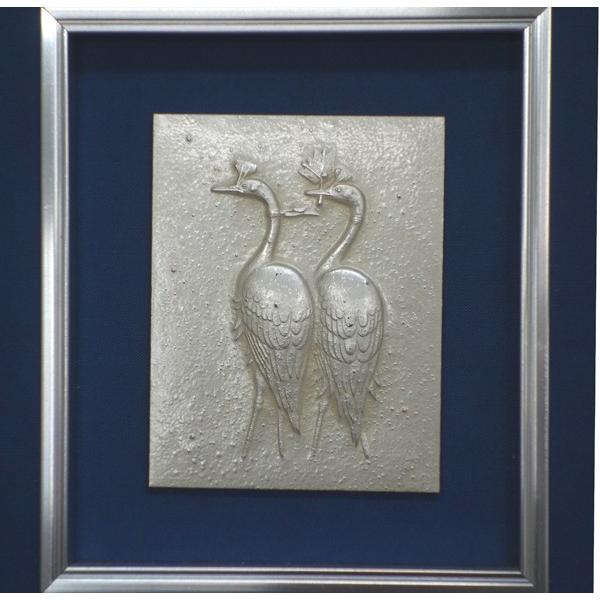 帖佐美行双鶴寿想彫金額金属工芸文化勲章/【Buyee】 bot-online