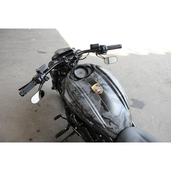 CULT-WERK ミラー セット HD-ROD005 ブラック HD-UNI023 HARLEY