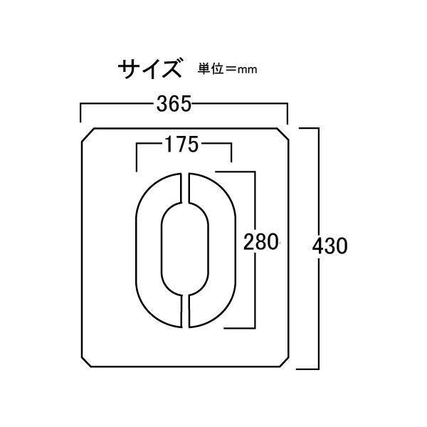 ユニット駐車場用番号表示路面吹き付け用プレート「数字」 表示大10枚