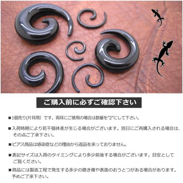 スワールデザイン ピアスと渦巻きピアスセット アクリル スパイラル テーパー ボディピアス 拡張 UV トンネル