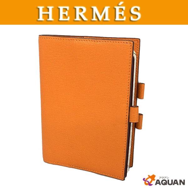 【ご褒美に！】HERMES エルメス 手帳カバー カバー ブラウン アジャンダ HERMES エルメス 手帳カバー レザー ダークブラウン : ブランド