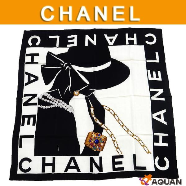 シャネル CHANEL スカーフ カレ 大判スカーフ シルク マドモワゼル