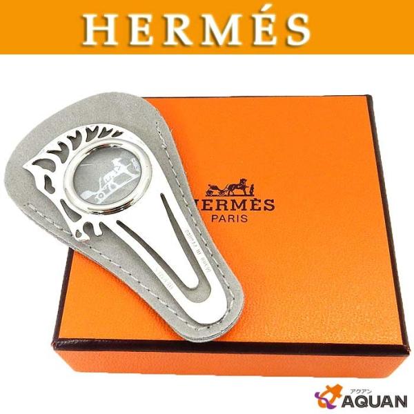 HERMES エルメス ルーペ 虫眼鏡 クリップ シルバー 男女兼用 シルバー /【Buyee】