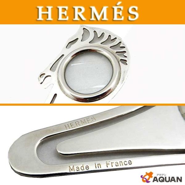 HERMES エルメス ルーペ 虫眼鏡 クリップ シルバー 男女兼用 シルバー /【Buyee】