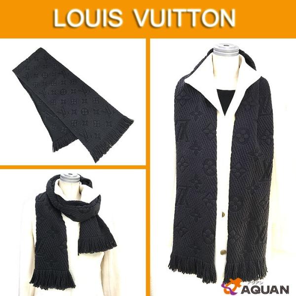 ルイヴィトン LOUIS VUITTON エシャルプ・ロゴマニア M72431 マフラー