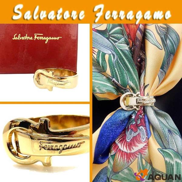 Salvatore Ferragamo フェラガモ スカーフリング スカーフ留め