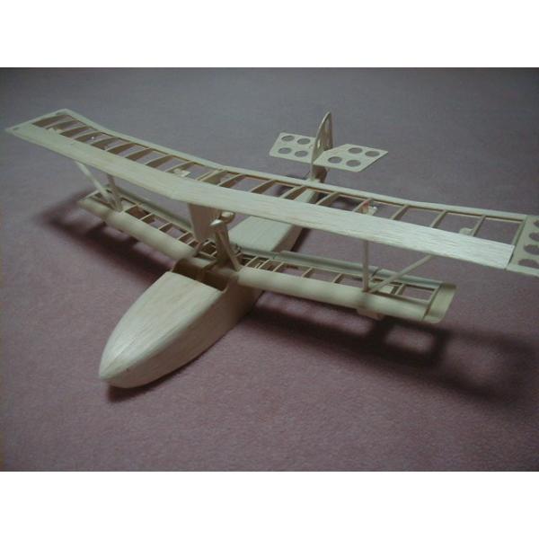 小型飛行艇「M.5」水上機 1／20 バルサキット /【Buyee