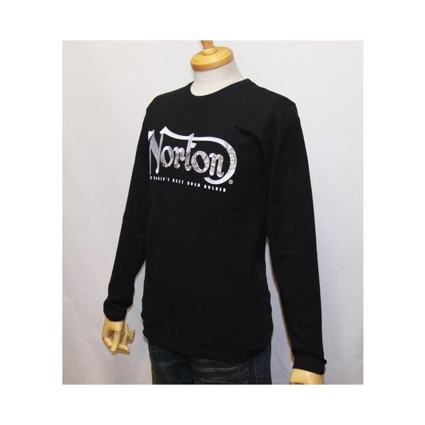 Norton ノートン 服 モーターサイクル バイク ロゴ刺繍フェザー