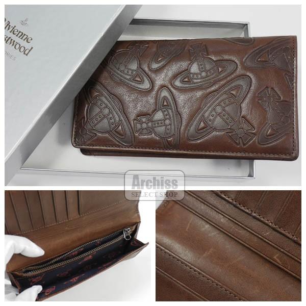 廃盤品 希少】ヴィヴィアンウエストウッド 長財布 レザー