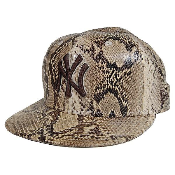 世界で2個 ニシキ蛇本皮 NEW ERA REAL PYTHON LEATHER CAP 7-3/8