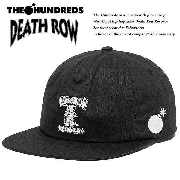 The Hundreds】 DEATH ROW RECORDS 25TH SNAPBACK CAP BLACK デスロウ 