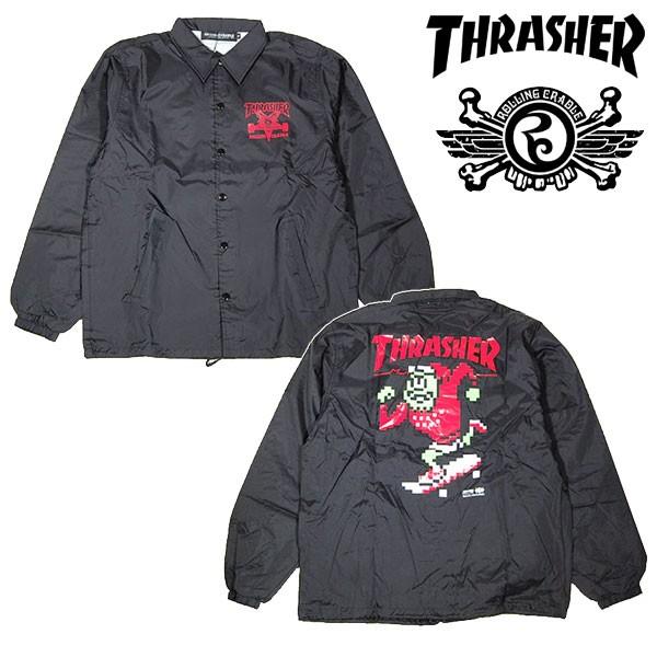 Thrasher ROLLING CRADLE x THRAHSER 8BIT CYCLOPS-SB COACH JACKET