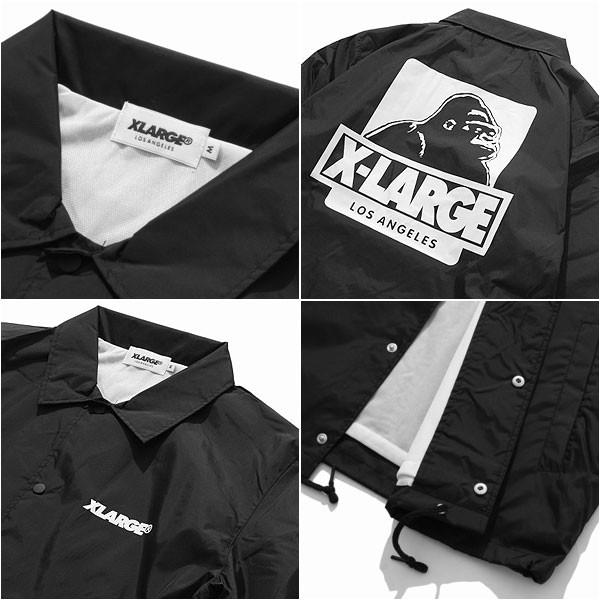 X-Large OG LOGO COACHES JACKET BLACK オージー ロゴ コーチ