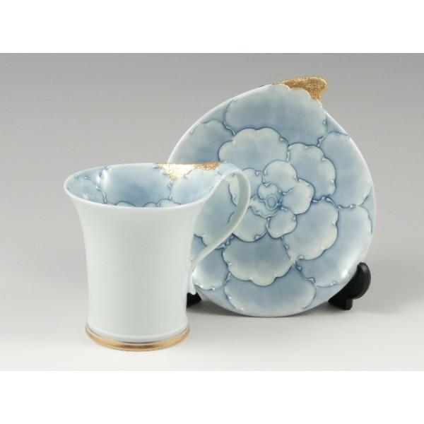 美品】有田焼 文山窯 プラチナ牡丹 3セット 箱無し お正月 有田焼 