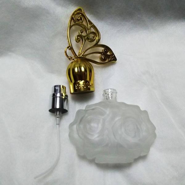スプレーボトル おしゃれ ガラス 蝶 ゴールド 30ml /【Buyee