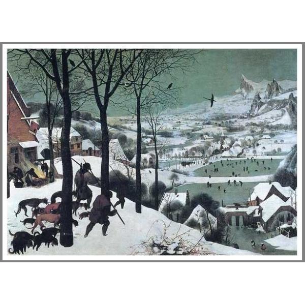 複製画送料無料絵画油彩画油絵模写ピーテル・ブリューゲル「雪中の狩人 